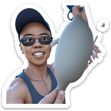 boy wearing hat outdoors sticker