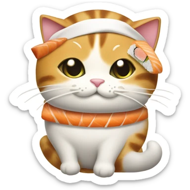 shushi cat sticker