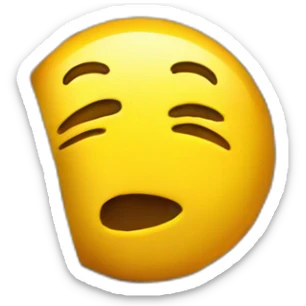 emoji reading news paper sticker