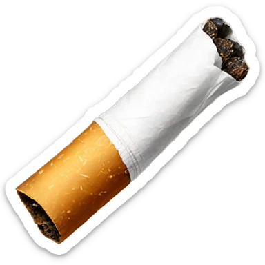 Cigarette sticker