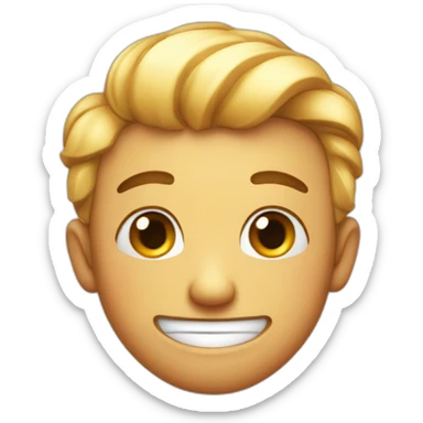 smirking blushing flushed face sticker