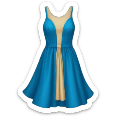 BLUE DRESS S sticker