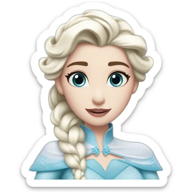 Elsa disney snow queen sticker