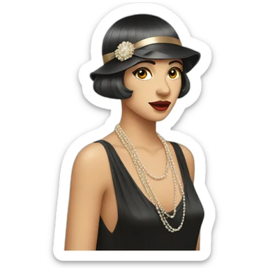 flapper sticker