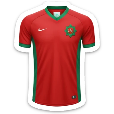 Maillot du Maroc foot sticker