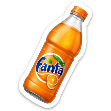 fanta bottle sticker