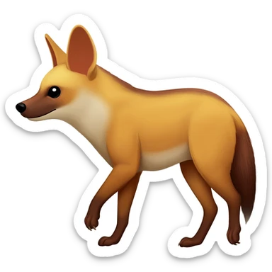Aardwolf sticker