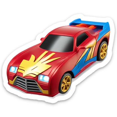 Wonder Woman’s Supercar hot wheels rc car sticker