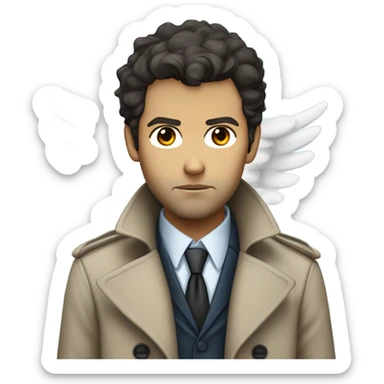 Castiel from supernatural  sticker