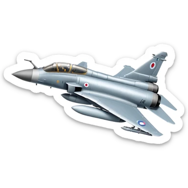 mirage 2000d french fighter jet sticker