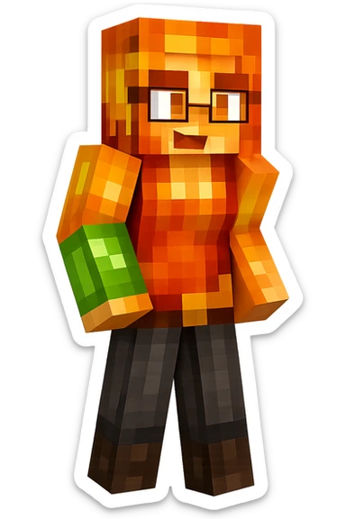 Extract the Blaze character (far left) from the image as a separate image with a transparent background, preserving the original style and quality. sticker