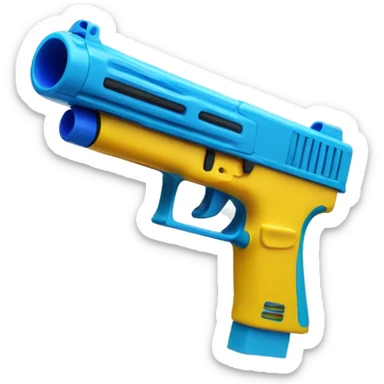 Water gun glock sticker