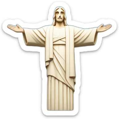 Christ of redeemer sticker