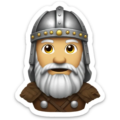 viking avec une hache sticker