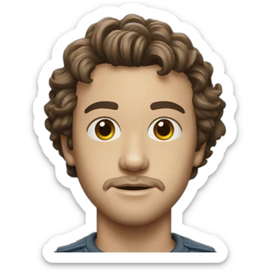 001 stranger things sticker