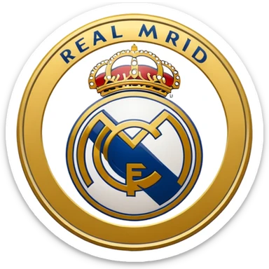 Real Madrid logo sticker