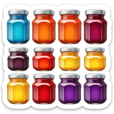 Jam Jars sticker