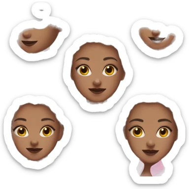 Aesthetic spa day girl sticker