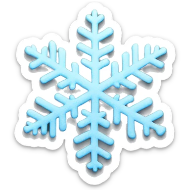 Snowflake  sticker