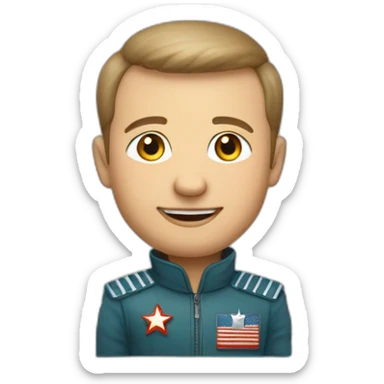 yuri gagarin sticker