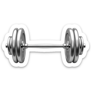 Barbell piercing  sticker