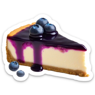 Blueberry Cheesecake  sticker