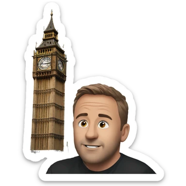 big ben photoshoot sticker