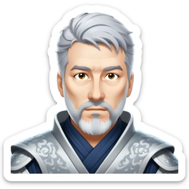 Moonlit Samurai sticker