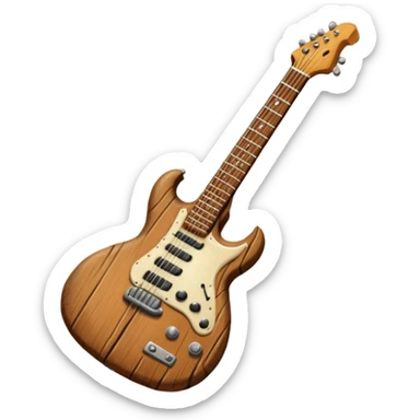 rock guiyar sticker