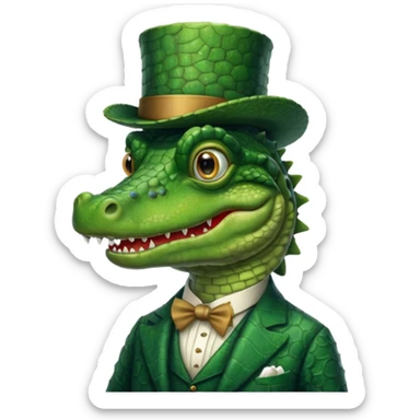 Sir corcodile sticker