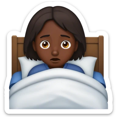 Einen Menschen vor dem man in der Nacht Angst hat wegen der Hautfarbe sticker