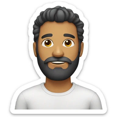 PELADO CON BARBA sticker