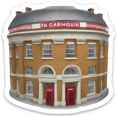 cabine téléphonique londres sticker