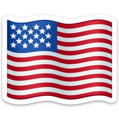 Usa flag sticker