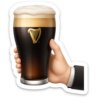 Guiness cheers sticker