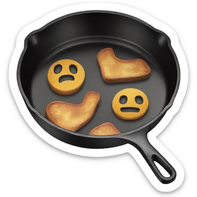 cast iron skillet sticker