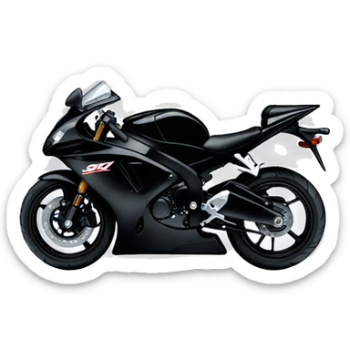 Black 2007 GSXR 600 sticker
