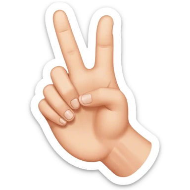 A hand with a oversized thumb sticker