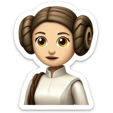 Hot wheels Star Wars racer verse Princess Leia. car sticker