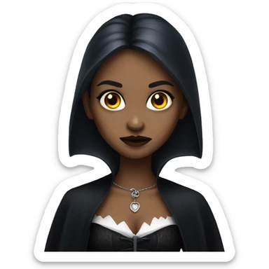 vampire girl sticker