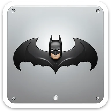 Nolan's batman logo sticker