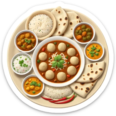 ios 18 aesthetic indian food sticker