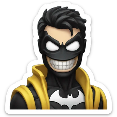 Venom Symbiote batman sticker