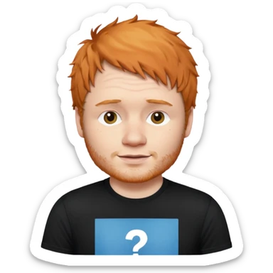 ed sheeran sticker