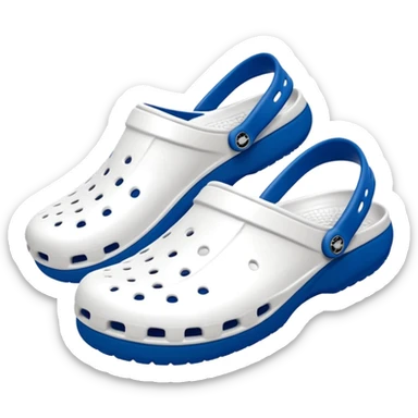 Pure white Crocs clogs, all-white straps and sole, no blue or other colors, matte white material, ventilation holes, dark background, realistic product photo, monochrome white only, no logos. bottom white, laces white sticker