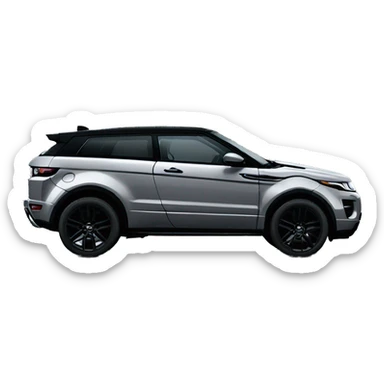 Grey new Range Rover Evoque sticker