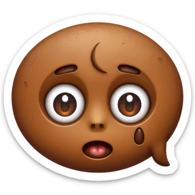 shit 💩 with lovely eyes 😍 sticker