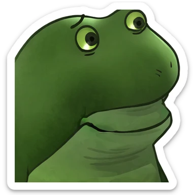 A girl with brown hair and banged smileing sticker