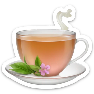 A pretty cup of tea  sticker