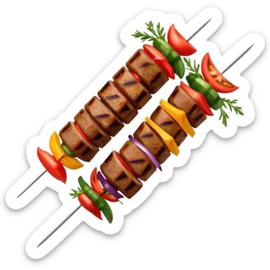 beef kebab sticker